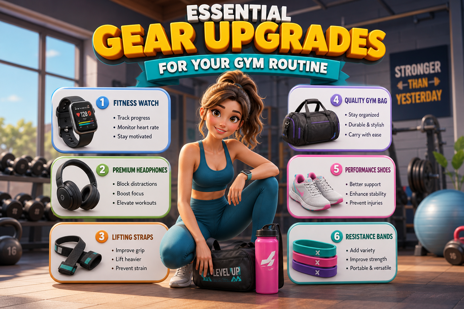 gym gear upgrades